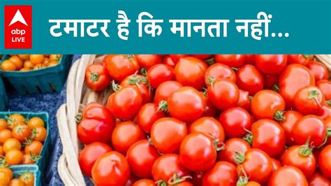 Tomato Price Hike टमाटर है कि मानता नहीं Abp Live Youtube