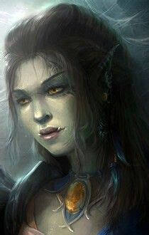 29 Female half orc ideas | half-orc, female orc, character portraits