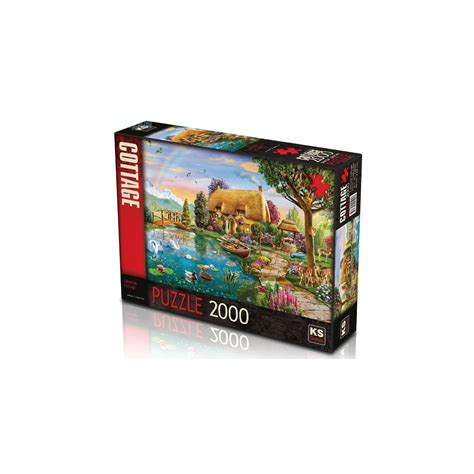 Ks Games 2000 Parça Göl Kenarındaki Çiftlik Evi Puzzle Ks Games