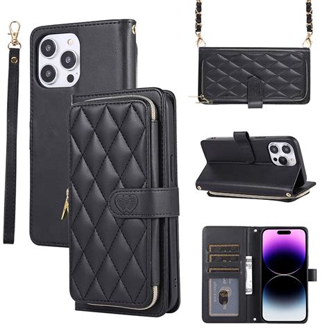 Samsung Galaxy S24 Ultra Case Crossbody Wallet Folio Flip Phone Case Casebus Flip Crossbody