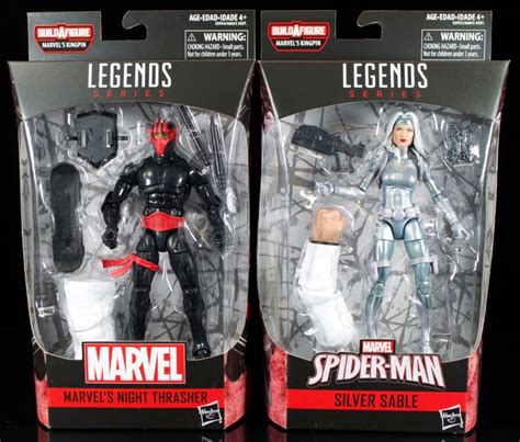 Hasbro Marvel Legends Kingpin Series Night Thrasher And Silver Sable