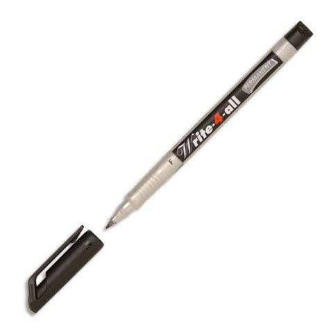 Write 4 All Marqueur Permanent Pointe Fine 0 7 Mm Noir STABILO