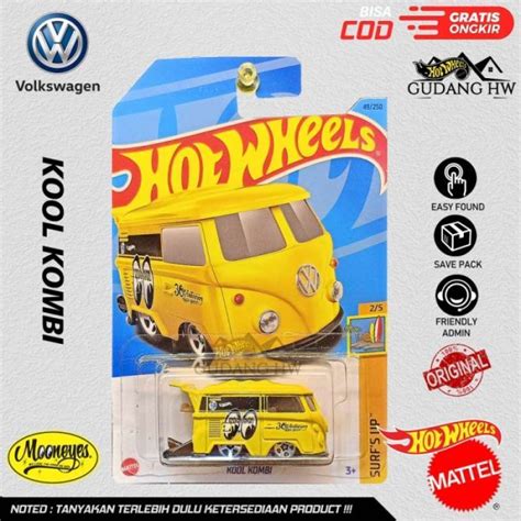Promo HOT WHEELS MOON EYES TEAM DODGE VAN BONE SHAKER VW KAFER RACER KOOL KOMBI Warna CAMARO