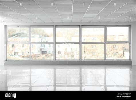 empty room  big window stock photo alamy