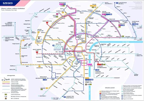 Transit Maps: Submission – NEW Official Transportation Map of Szeged ...