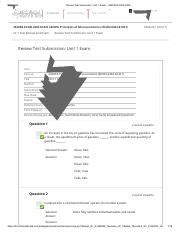 Review Test Submission Unit Exam Fa Econ All Answers Pdf