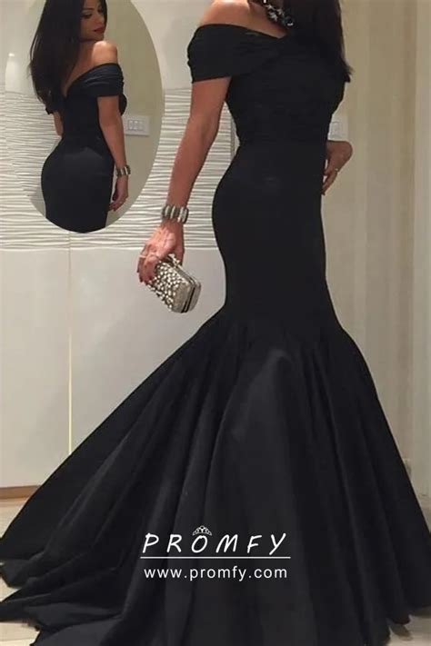 Black Mermaid Dress Off The Shoulder Dresses Images 2022