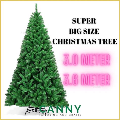 Supersize 3 6 Meter 3 Meter Tall Christmas Tree With Heavy Leaves For