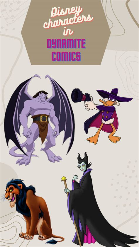 Disney characters in Dynamite Comics by abizaiddjunaidy on DeviantArt