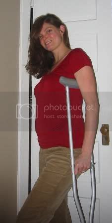 Crutches Ankle Pictures, Images & Photos | Photobucket