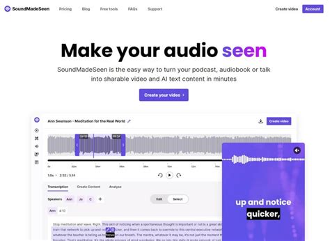 How To Create Podcast Audiograms Soundmadeseen