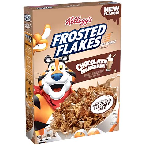 Kelloggs Chocolate Milkshake Frosted Flakes 116oz 328g Poppin Candy