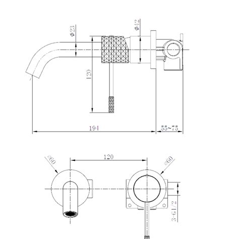 Monomando Lavabo Empotrado Genova Cromo Glg