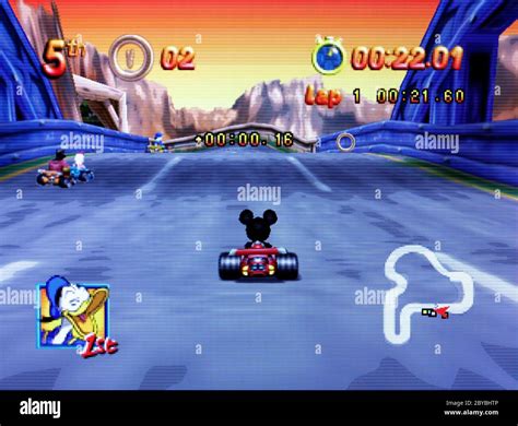 Mickey S Speedway Usa Nintendo Videogame Editorial Use Only