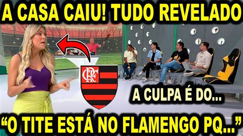 A CASA CAIU TUDO JOGADO NO VENTILADOR O TITE SÓ ESTÁ NO FLAMENGO PQ