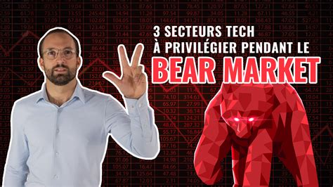 3 secteurs Tech à privilégier pendant le Bear Market editions