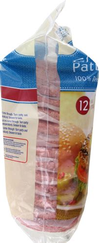 Kroger® Ground Chuck Patties 12 Ct 3 Lb Ralphs