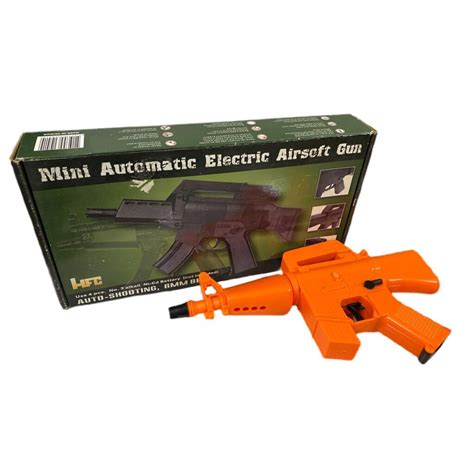 Hfc Hb101 Mini M16 Replica Electric Airsoft Bb Gun Orange Bbgunsexpress