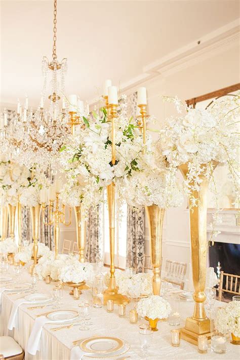 Glamorous Ivory and Gold Wedding Details | Wedding details, Gold ...