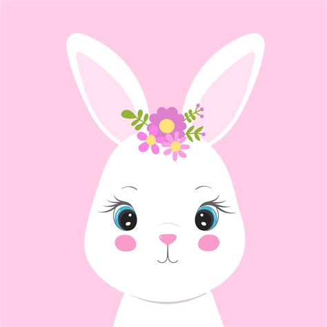 Иллюстрация Милый зайка в стиле детский | Illustrators.ru