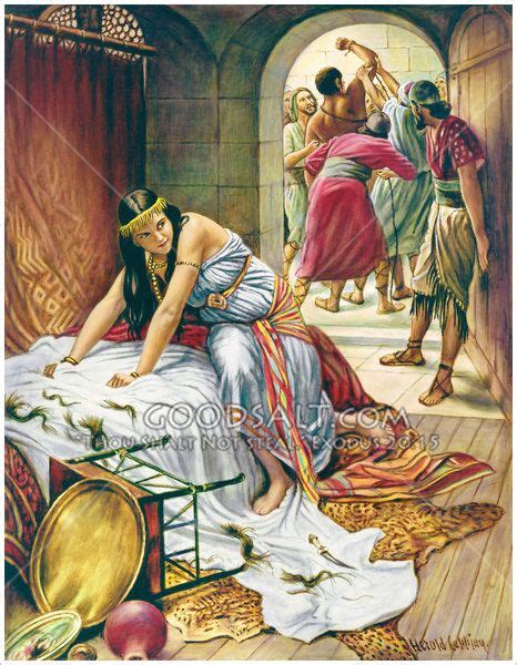 Samson And Delilah Bible Illustrations Picture Illustration Delilah