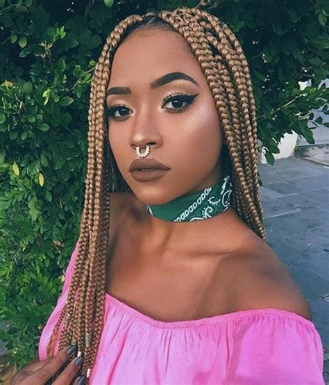 Unique Box Braids Hairstyles To Make You Look Super 12 Office Salt