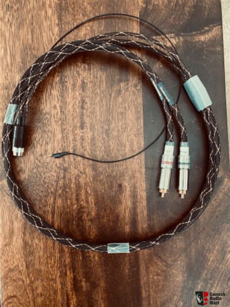 Audio Sensibility Statement Silver Gold Note Phono Cable For Sale