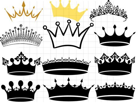 Royal Crown Svg File King Crown Svg Queen Crown Svg Etsy