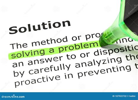 Problem And Solution Definition Literature