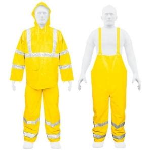 Truper Conjunto Impermeable C Reflejante Amarillo Talla G Pvc