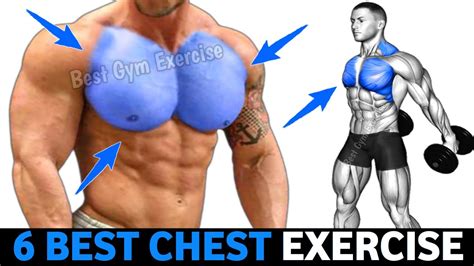 6 Fastest Effective Chest Exercises Chest Workout Youtube