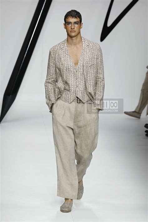 Giorgio Armani Fashion Show Runway Menswear Spring Summer