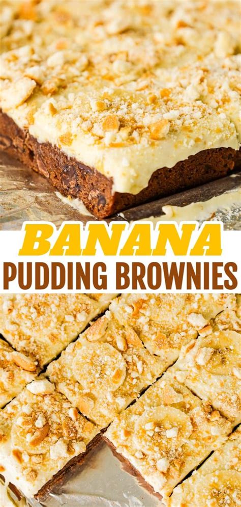 Banana Pudding Brownies