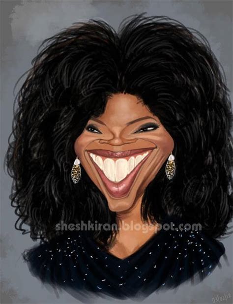 Oprah Caricature