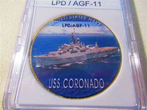 Us Navy Uss Coronado Lpd Agf Challenge Coin Ebay