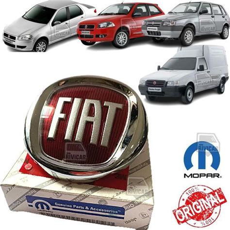 Emblema Sigla Fiat Palio Strada Uno Fiorino Idea Original Emblemas