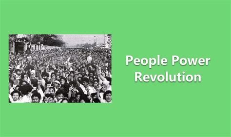 People Power Revolution - ExcelNotes