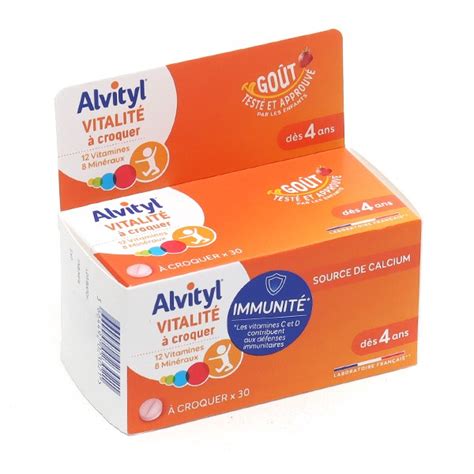 Alvityl Vitalité Fraise Comprimés à Croquer