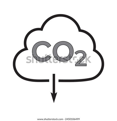 Co2 Emissions Icon Ecology Environment Symbol Stock Vector Royalty