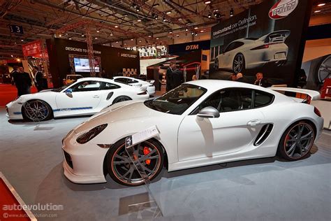 TechArt Porsche Cayman S Storms Into Essen 2013 Live Photos