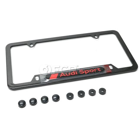 Audi Sport License Plate Frame Genuine Audi Zaw071801l Fcp Euro