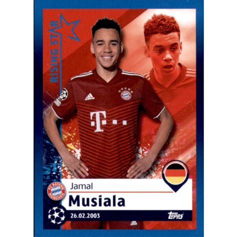 Sticker Jamal Musiala Rising Star Fc Bayern M Nchen