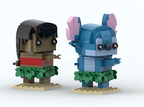 LEGO MOC Lilo & Stitch by AussieShazza | Rebrickable - Build with LEGO