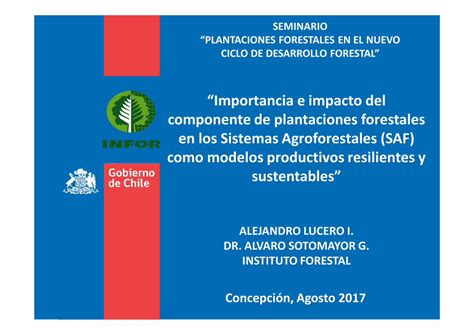 PDF Importancia E Impacto Del Componente De Plantaciones