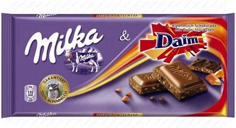 Milka Milk Chocolate Bar With Daim Flavour 100gm At Rs 185piece