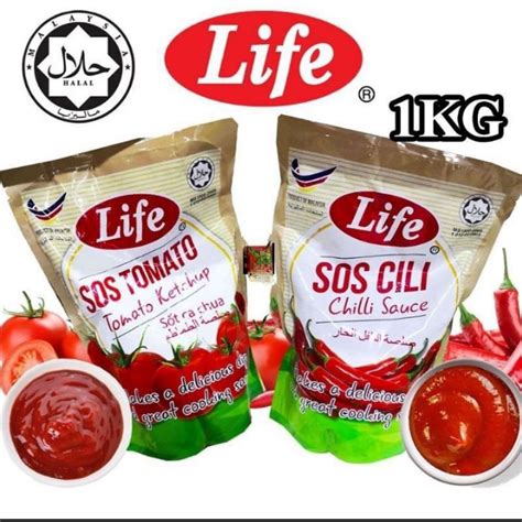 Sos Cili Life Sos Tomato Ketchup Kg Shopee Malaysia