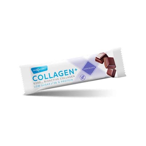 Baton Proteic Cu Colagen Si Ciocolata 40g MAX SPORT Minuneanaturii Ro