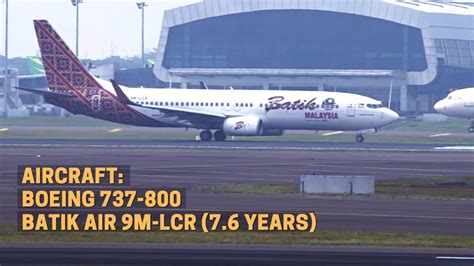 Close Up Take Off Batik Air Di Soetta Aircraft Boeing Batik