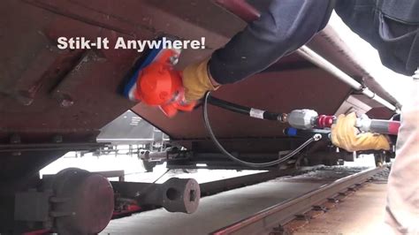 Stik It Vibrator Mount Railcar Demonstration YouTube