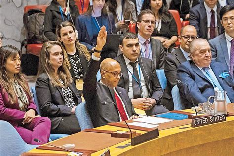 Us Vetoes Palestine S Full Un Membership